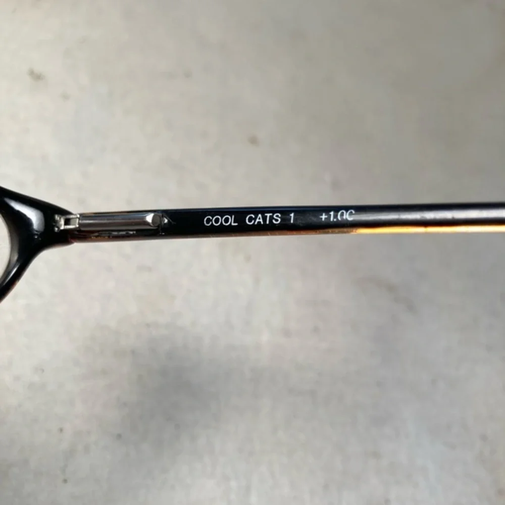 Cool Cat 1 Women’s Cat Eye Handmade Bling Glasses Rhinestone Tortoise Print